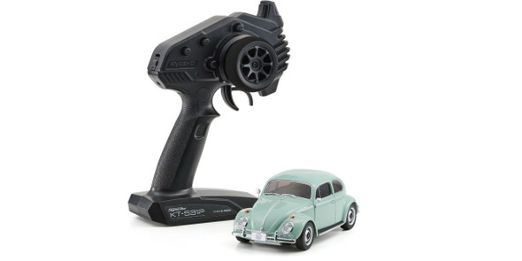KYO32374BBL KYOSHO Mini-Z RWD MR-04 Readyset VW Beetle 1966 Model - Bahama Blue