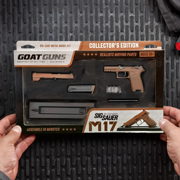 GOAM17-TAN GOAT GUNS 1/2.5 Scale Sig Sauer M17 Model