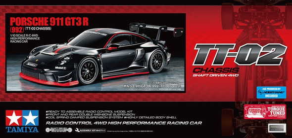 TAM58745 TAMIYA RC 1/10 Porsche 911 GT3 R (992)