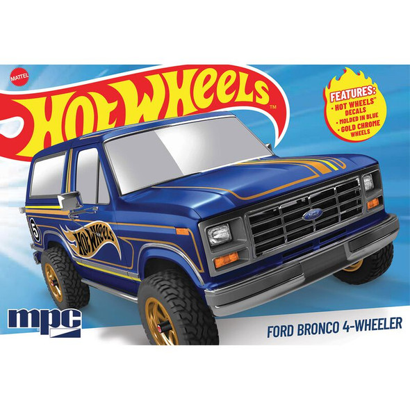 MPC1045 MPC 1/25 1982 Ford Bronco 4-Wheeler Hot Wheels Scale Model Kit