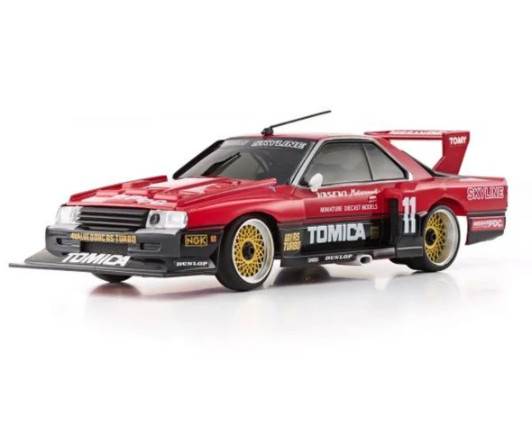 KYO66621A KYOSHO First Mini-Z Readyset with FMZ Skyline 1982 Super Silhouette Body with 2.4GHz Radio