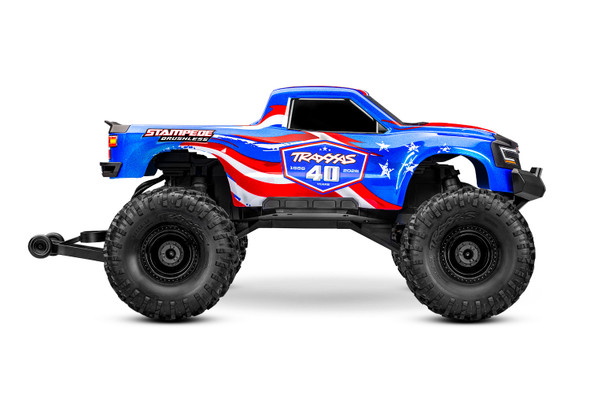 TRA136454-4 TRAXXAS 1/10 Stampede 2WD Brushless Monster Truck - 40th Anniversary