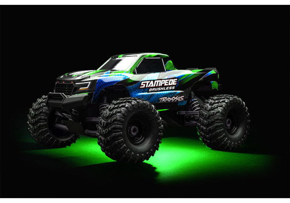 TRA13690-GRN TRAXXAS Stampede 2WD Brushless Underbody LED Light Kit - Green