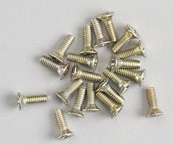 ASC25195 Associated Flat Head Phillips Screw M2x6mm (20)