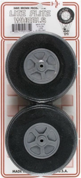 DAV5735 Dave Brown Treaded Lite Flite Wheel 3-1/2" (2)