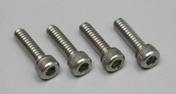 DUB3119 Dubro Stainless Steel Socket Cap Screw 6-32x1/2" (4)