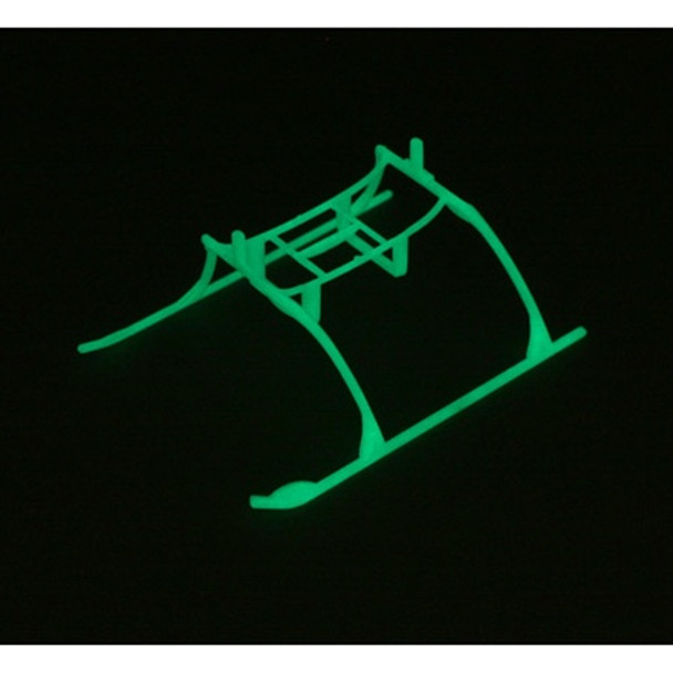 EFLH2222GL BLADE Landing Skid & Batt Mnt Set, Glow in the Dark:BMCX