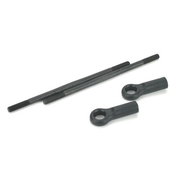 LOSB4001 TEAM LOSI TURNBUCKLESET W/END, 93mm(2): LST, LST2