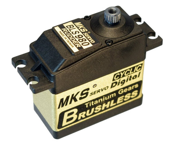 MKSBLS980 MKS BLS980 (0.033 sec/60° - 3.1 kg.cm (43.0 oz/in) @6V) Brushless Servo