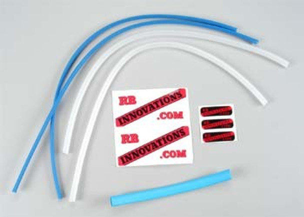 RBVBF650B-07 RBV BRAIDED FUEL LINE BLUE