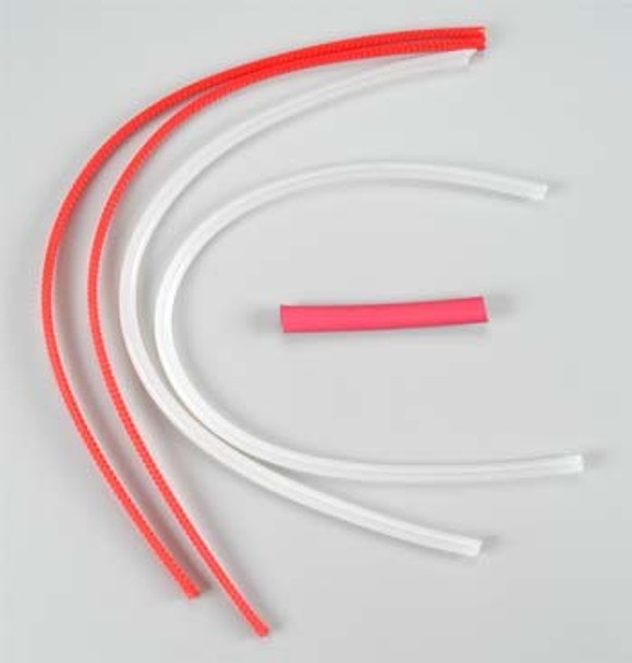 RBVBF650R-02 RBV BRAIDED FUEL LINE RED