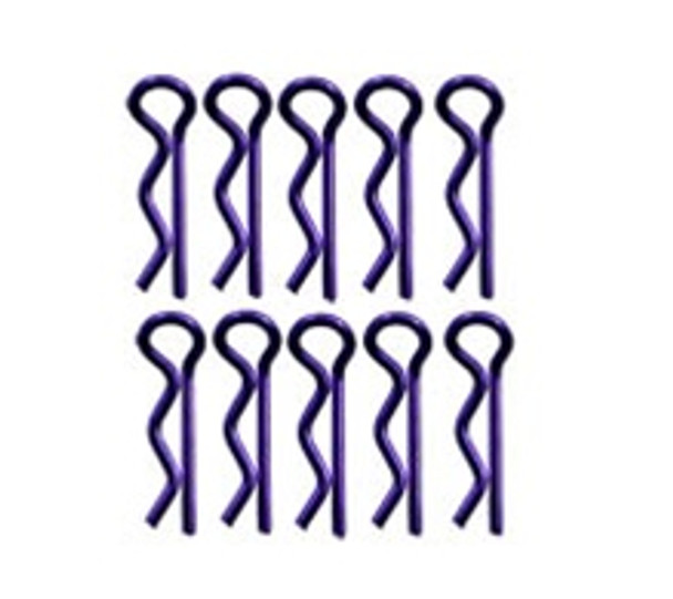 RCO4004 RC ONE SMALL BODY PINS, PURPLE, (10)