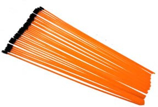 RCO4145 RC ONE X17 BULK ORANGE ANTENNA TUBE W/CAP