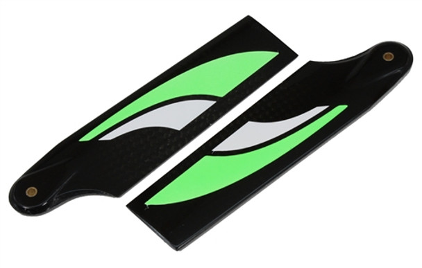 SABBG5115 GOBLIN 155mm Carbon Tail Blade Green/White