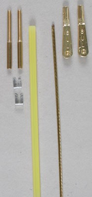 SUL507 Sullivan Push Cable.032 w/Gold-N-Clevis 36