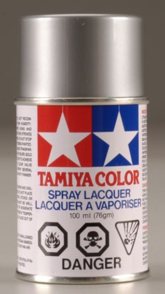 TAM86012 Tamiya PS-12 Polycarbonate Spray Silver 3 oz