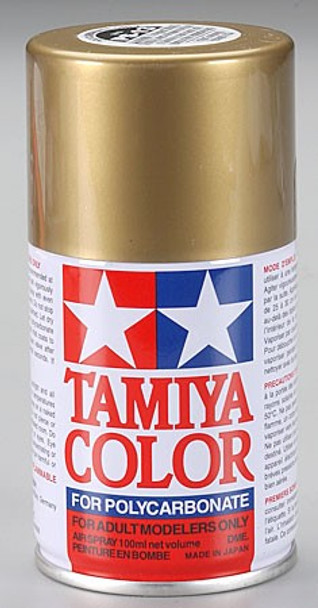 TAM86013 Tamiya PS-13 Polycarbonate Spray Gold 3 oz