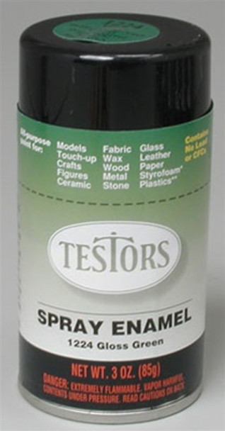 TES1224 Testors Spray Green 3 oz