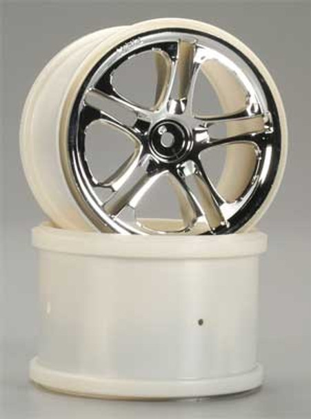 TRA5172X Traxxas Wheels SS 3.8" Chrome Revo/Maxx