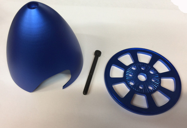DLE30SPIN35BLUE MIRACLE RC SPINNER 3.5" BLUE