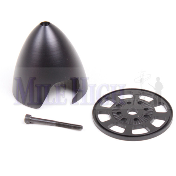 DLE30SPIN3BLACK MIRACLE RC SPINNER 3" BLACK