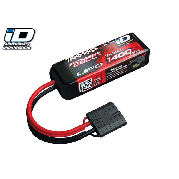 TRA2823X Traxxas LiPo 3S 11.1V 1400mAh 25C w/iD Connector