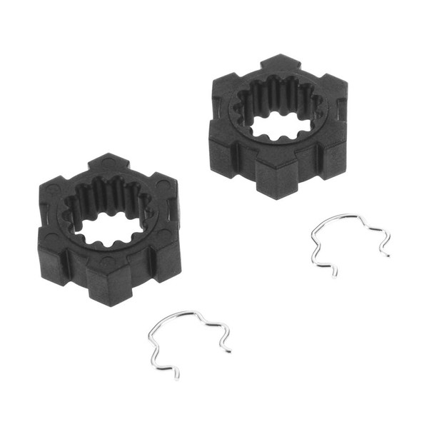 TRA7756 Traxxas Wheel Hubs Hex & Clips X-Maxx (2)