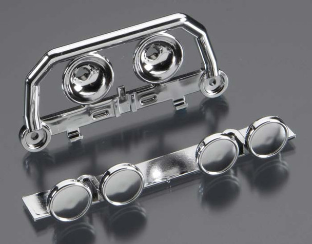 TRA5634 Traxxas Lightbar Front Bumper Chrome Roof Lightbar Chrome