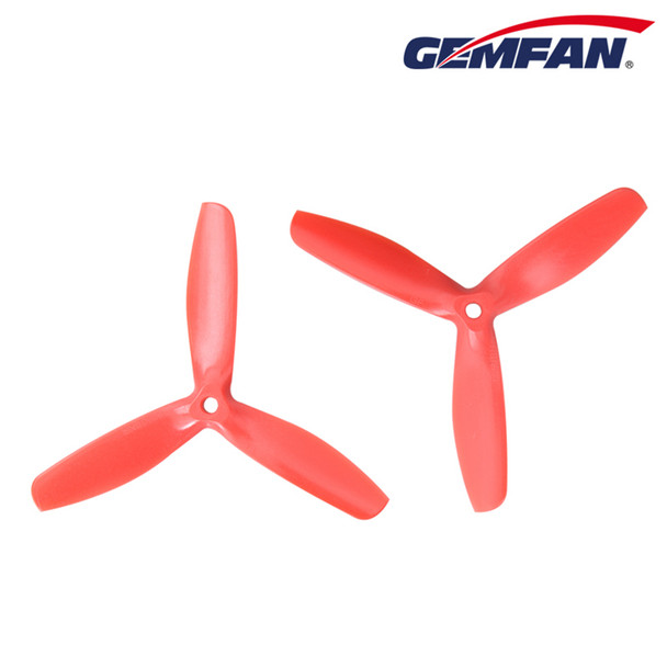 GEMPMGN4045-3BNR GemFan Bullnose 4" x 4.5" 3-Blade Master Propellers for Multi-Rotors: Red