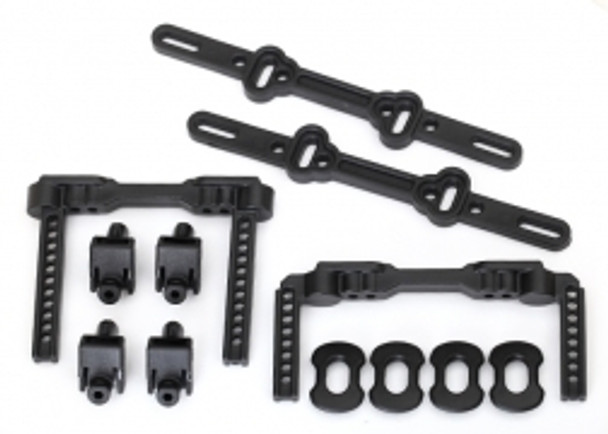 TRA8316 TRAXXAS  BODY MOUNTS, FRONT & REAR/ BODY