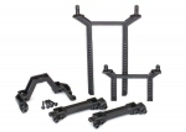 TRA8215 TRAXXAS Body mounts & posts, front & rear (complete set)