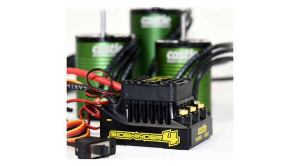 CSE010016405 Castle Creations SideWinder 4 12.6V 2A BEC WP SL ESC 1410-3800 Sens Motor