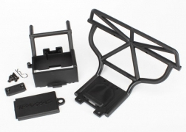 TRA4429 TRAXXAS Bumper (rear)/ battery box/ battery box cover