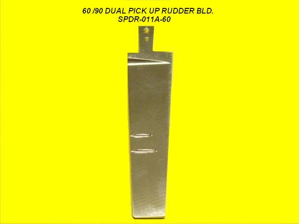 SPDR-011A-60 SpeedMaster Dual Pickup Tapered Rudder Bade 60/90