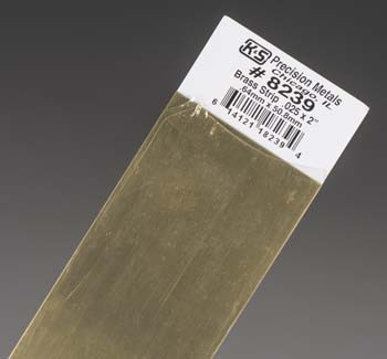 KS8239 K&S Brass Strip .025x2"