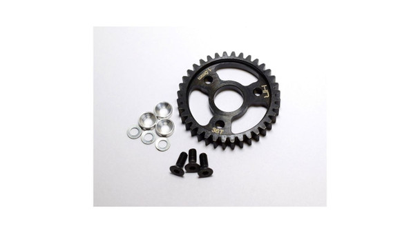 HRASRVO436 HOT RACING Steel Spur Gear 36T 1.0 Mod, Silver: Traxxas