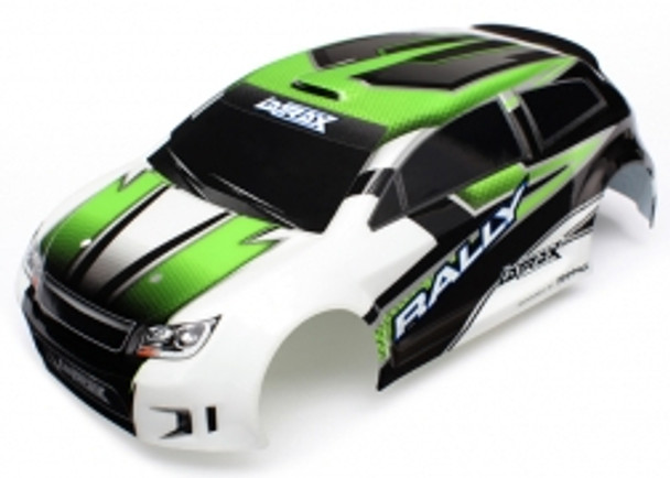 TRA7513 TRAXXAS Body, LaTrax 1/18 Rally, green (painted)/ decals