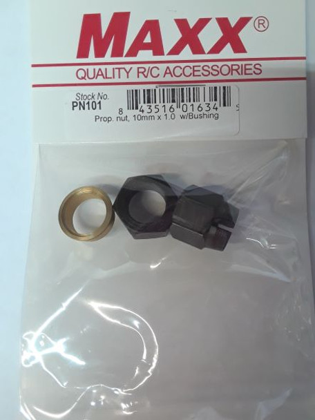 MAXPN101 MAXX PRODUCTS PROP NUT 10MM-1 10MM BUSHING