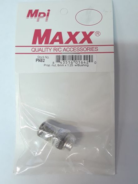 MAXPN82 MAXX PRODUCTS PROP NUT 8MM-1,25 8MM BUSHING