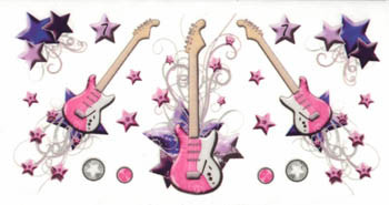 PIN4023 PineCar Rockin Diva Dry Transfer