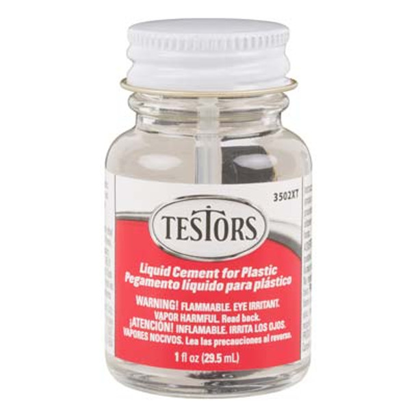 TES3502XT Testors Plastic Cement Liquid 1 oz