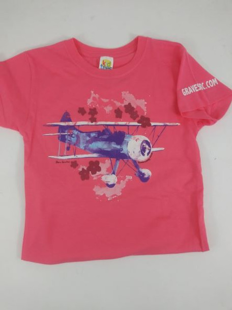 GVSGIRLS-C Graves RC Caribbean Biplane Shirt - Girls