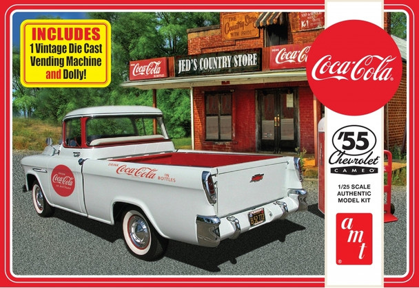 AMT1094 AMT 1/25 1955 Chevy Cameo Pickup, Coca-Cola