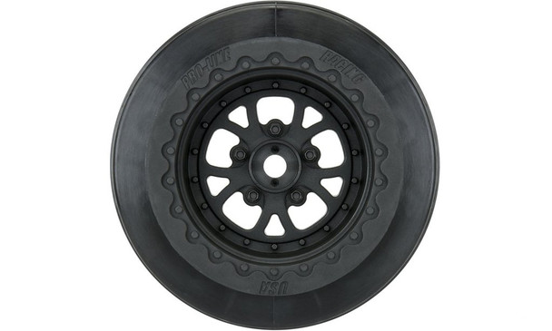 PRO277603 PROLINE RACING - POMONA DRAG SPEC 2.2"/3.0" BLACK WHEELS (2)