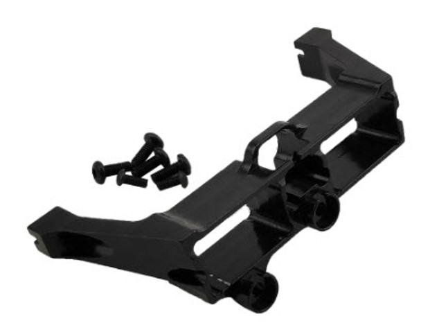 DTUP02050A HOBBY DETAILS Aluminium Chassis T-Lock Servo Mount For TRX-4 - Black