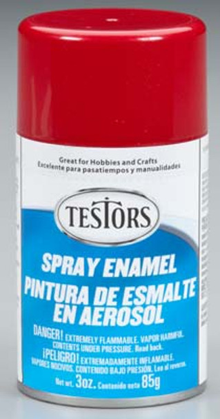 TES1629 Testors Spray Custom Red Metalic Flake 3 oz