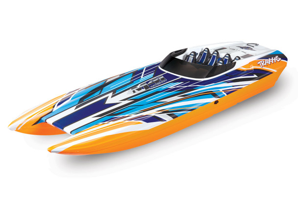 TRA57046-4OR TRAXXAS M-41 CATAMARAN RTR TQI ORANGE