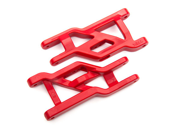 TRA3631R Traxxas Heavy Duty Front Suspension Arms - Red