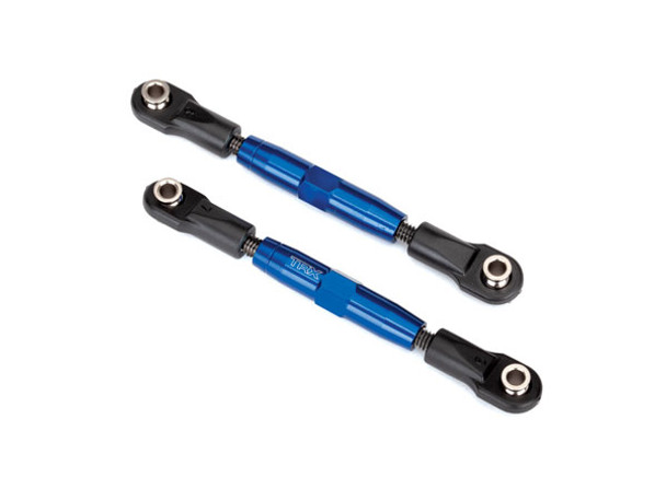 TRA3643X TRAXXAS Front Camber Links 83mm Anodized Aluminum - Blue