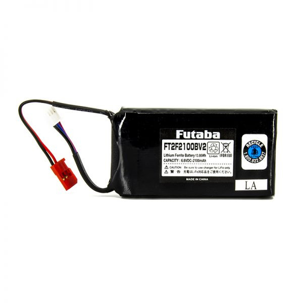 FUTFT2F2100B FUTABA 2100mAh LiFe Transmitter Battery (2-Cell